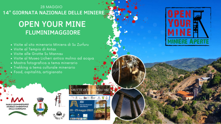 Giornata Nazionale Delle Miniere Open Your Mine Fluminimaggiore